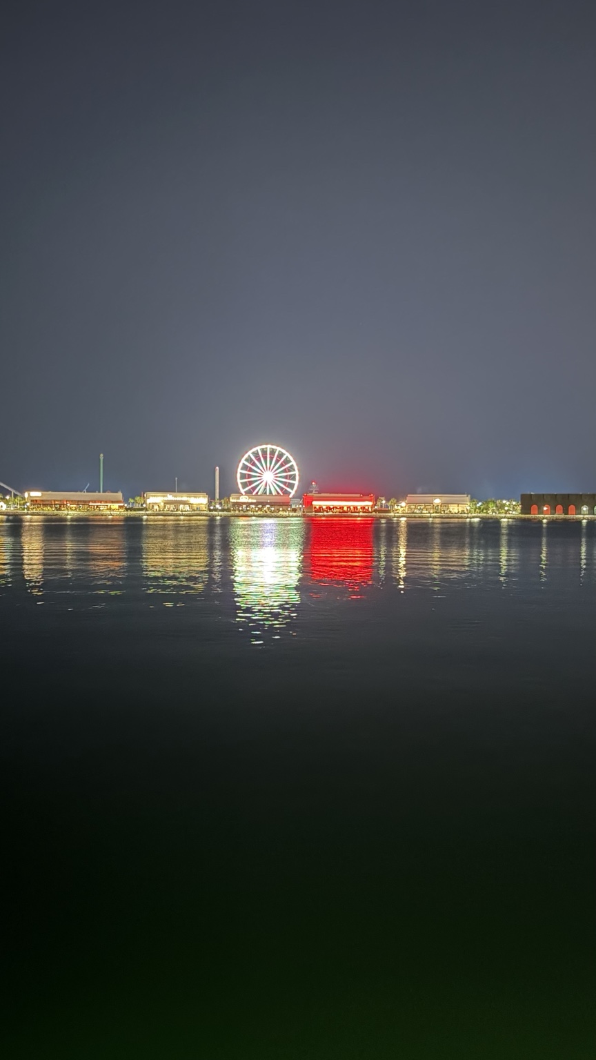 Lusail illuminated at night