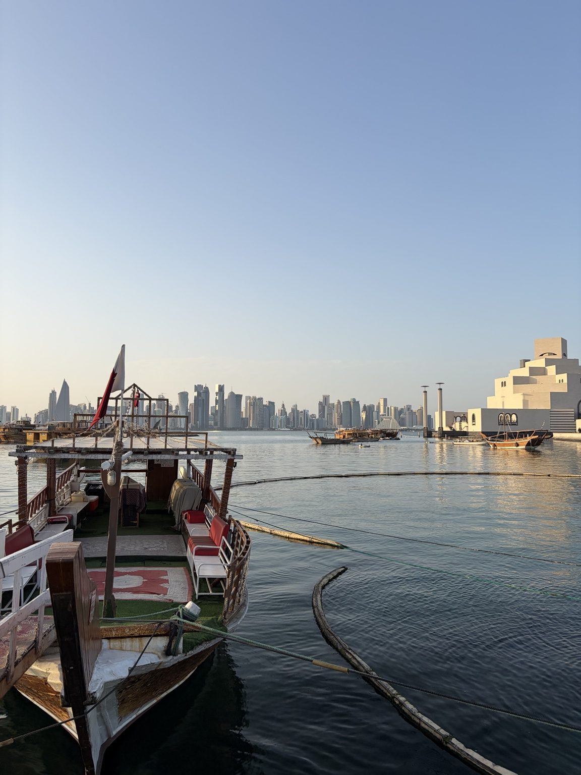 A cultural street in Doha